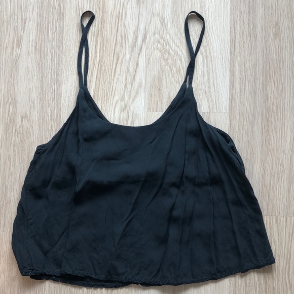 Brandy Melville Black Crop Tank